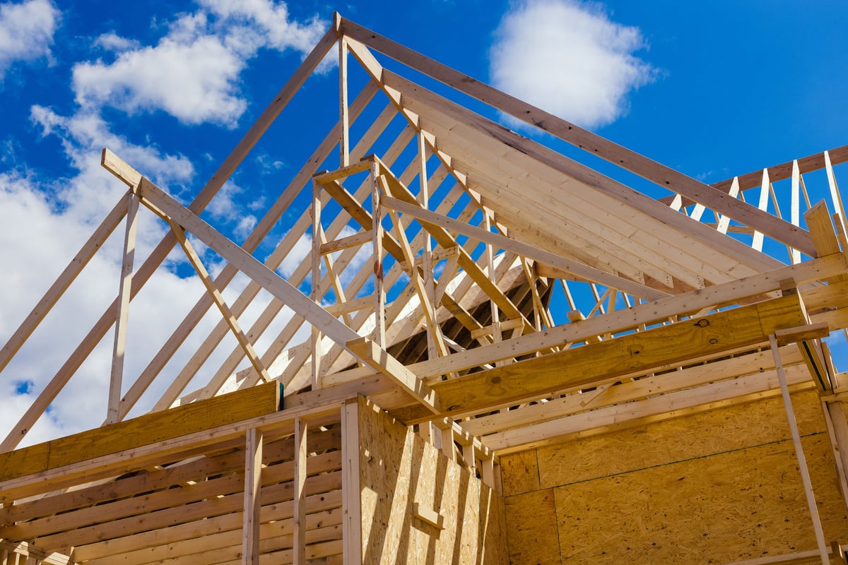 Wooden roof framing truss system